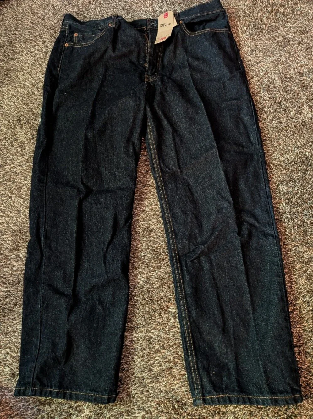 550 Relaxed Levi Strauss Men's Jeans in Dark Indigo